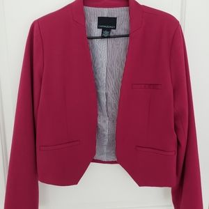Cynthia Rowley, Magenta Open Blazer, Size L